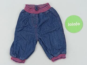 ccc kapcie inblu: Denim pants, St.Bernard, 6-9 months, condition - Very good — 2