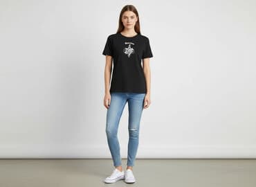 koszulka blackpink cropp: Cropp, Women`s T-shirt, size M — 1