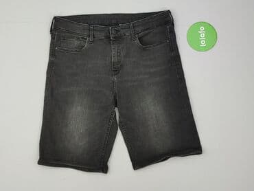 szorty z wysokim stanem czarne: H&M, Szorty damskie, rozmiar M — 2