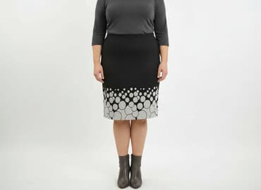 modna kiecka spódnice ołówkowe: Spódnica damska, rozmiar 4XL — 6