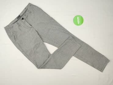 Women: Material trousers for women, size S (EU 36) — 2