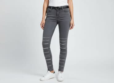 psi patrol ubrania h m: H&M, Jeansy damskie, rozmiar XS — 1