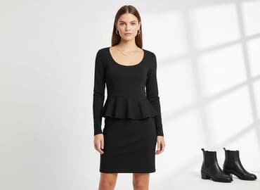 sukienka z dekoltem do pępka: Sukienka damska, rozmiar M — 1