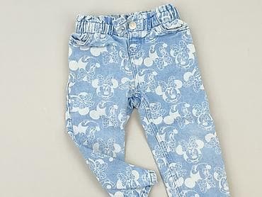 Spodnie jeansowe, Disney, 1.5-2 lat, 92, stan - Bardzo dobry