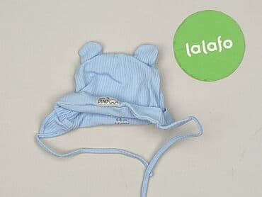 sukienka w pepitkę h: Cap, 3-6 months, condition - Very good — 2