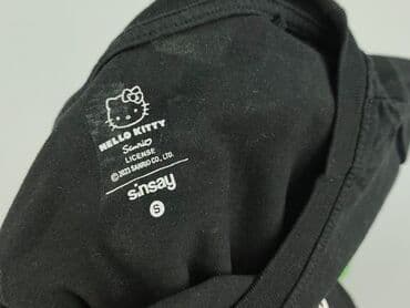 spodnie hello kitty piżama czarne: Sinsay, T-shirt damski, rozmiar S — 5