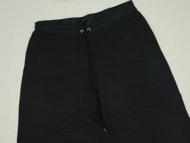 joggery bawełniane damskie: George, Material trousers for women, size L (EU 40) — 1