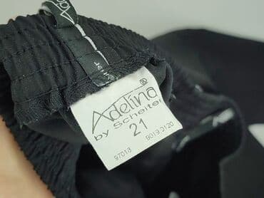 spodnie plus size: Spodnie materiałowe damskie, rozmiar M — 4