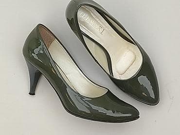 graceland buty deichmann: Czółenka damskie LEWSKI, rozmiar 38 - Kolor: butelkowa zieleń — 1