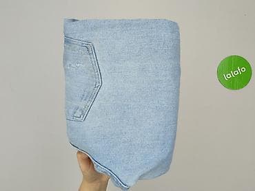 botki na platformie h: Bershka, Jeansy damskie, rozmiar S — 5