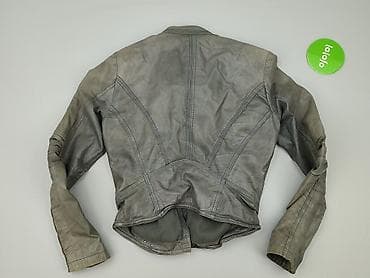 m43 kurtka: Bershka, Kurtka skórzana damska, rozmiar M — 4