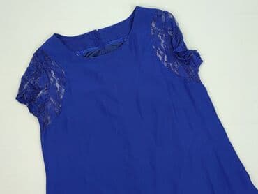 niebieska długa sukienki: Sukienka damska, rozmiar S — 2