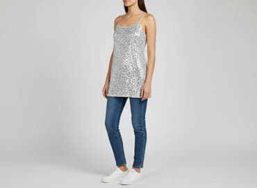 body cekiny hm: H&M, Tunika damska, rozmiar S — 7