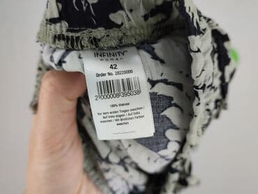 joggery damskie letnie: Infinity Woman, Spodnie materiałowe damskie, rozmiar XL — 5