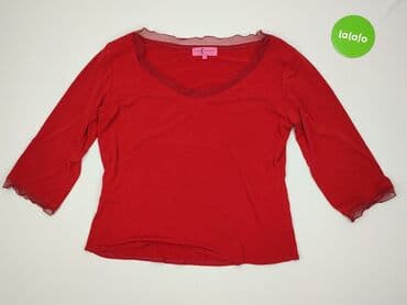 bluzki czerwona damskie: Bluzka damska, rozmiar M — 2