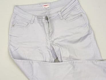 legginsy woskowane wysoki stan: Material trousers for women, size S (EU 36) — 1