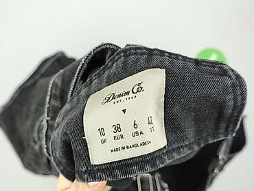custom jeansy: Denim Co, Ogrodniczki damskie, rozmiar S — 4
