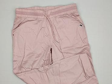 moro dresy: Różowe spodnie damskie Y8, rozmiar M - Krój: casual/jogger z prostą — 1
