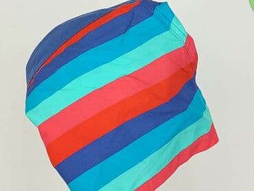 krótkie spodenki z wysokim stanem w paski: Szorty damskie, rozmiar M — 6