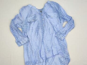 niebieskie sukienki plus size: Ze-Ze, Women's blouse, size M (EU 38) — 1