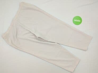 beżowe spodnie new yorker: Spodnie materiałowe damskie, rozmiar 3XL — 3