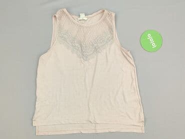 hm bluzki z krótkim rękawem: H&M, Top damski, rozmiar M — 2