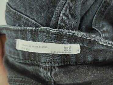 spodnie z poszarpanymi nogawkami zara: Zara, Jeansy damskie, rozmiar S — 6