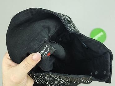 stradivarius cargo czarne: Jeansy damskie, rozmiar XS — 4