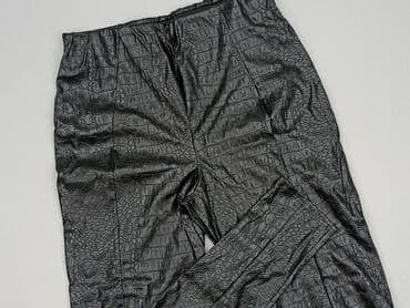 kurtki skórzane: Gina Tricot, Legginsy Ze skóry ekologicznej damskie, rozmiar S — 4