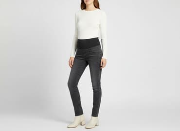 dżinsy ciążowe z dziurami: Dorothy Perkins, Jeansy damskie, rozmiar S — 6