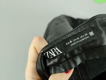 winylowe buty zara: Zara, Spodnie materiałowe damskie, rozmiar M — 4