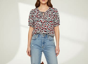 pepco koszulki w kropki: Bluzka damska, rozmiar M — 6