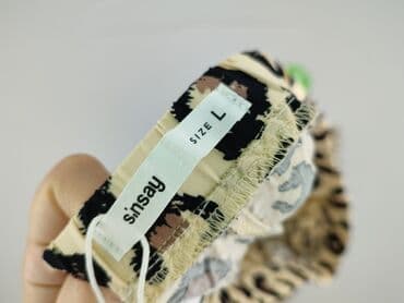 spodnie w panterkę stradivarius: Spodnie materiałowe damskie, rozmiar L — 4