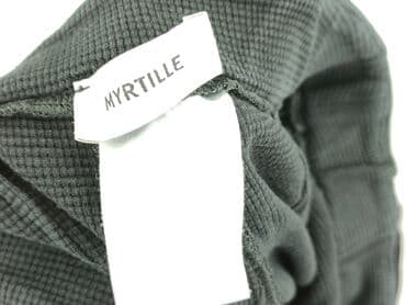 legginsy woskowane wysoki stan: Spodnie materiałowe damskie, rozmiar S — 4