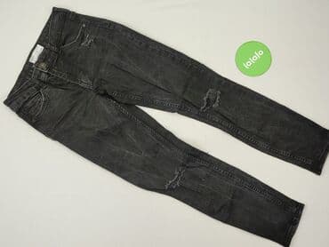 czarne jeansy bershka: Bershka, Jeansy damskie, rozmiar S — 2