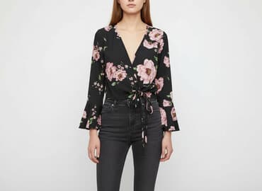 shein czarne bluzki: Shein, Bluzka damska, rozmiar S — 7