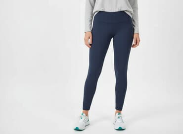 legginsy granatowe damskie: Legginsy Sportowe damskie, rozmiar L — 6