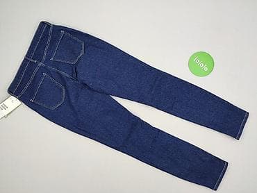 boho sandały: Spodnie jeansowe, H&M, 12 lat, 146/152, stan - Idealny — 3