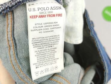 czarne rajstopy dla niemowlaka: Spodnie jeansowe, U.S. Polo Assn, 15 lat, 170, stan - Idealny — 5