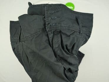 krótkie chinosy damskie: Spodnie materiałowe damskie, rozmiar L — 4