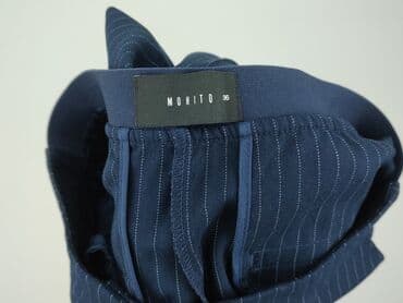 granatowe spodnie mohito: Mohito, Spodnie materiałowe damskie, XS — 4