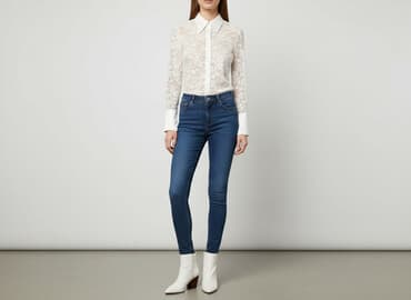 eleganckie koszule damskie duże rozmiary: H&M, Bluzka damska, rozmiar S — 1