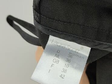 spodnie serduszka by o la la czarne: Laura Scott, Spodnie materiałowe damskie, rozmiar S — 5