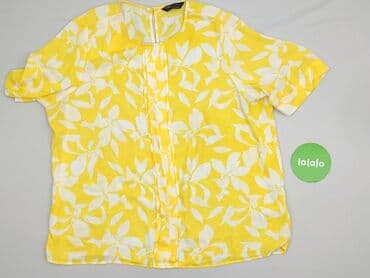 żółte bluzki z krótkim rękawem: M&S Collection, Bluzka damska, rozmiar 3XL — 2