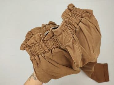 spódnice z talią paper bag: Spodnie materiałowe damskie, rozmiar S — 4