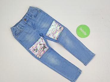 spodniczka w krate: Spodnie jeansowe, Kiki & Koko, 3-4 lat, 104, stan - Idealny — 2