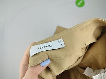 reserved poznan: Spodnie materiałowe damskie, rozmiar S — 4