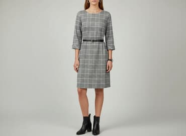 sukienka damska w kratę: H&M, Sukienka damska, rozmiar L — 6