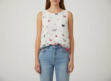 białe bluzki do stroju ludowego: Atmosphere, Bluzka damska, rozmiar L — 7