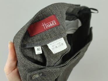 hm spodnie zimowe: Spodnie materiałowe damskie, rozmiar L — 4